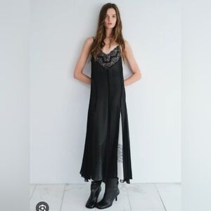 Zara ZW Collection Lace Camisole Dress